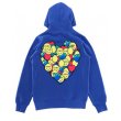 画像3: OVERSIZED HEART GRAPHIC HOODIE オーバーサイズ ハート スマイル グラフィック スウェット パーカー (3)