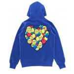 画像3: OVERSIZED HEART GRAPHIC HOODIE オーバーサイズ ハート スマイル グラフィック スウェット パーカー (3)
