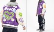 画像14:  hee love series embroidery baseball uniform jacket jacket men and women Stadium jumper  ユニセックス 男女兼用グラフィックペイント刺繍ユニフォームスタジアムジャンパー ジャケット ブルゾン スタジャン (14)