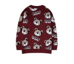 画像6: men and women bear cartoon sweater Pullover   ベアー 熊編み込みセーター ユニセックス 男女兼用 (6)