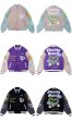 画像13:  hee love series embroidery baseball uniform jacket jacket men and women Stadium jumper  ユニセックス 男女兼用グラフィックペイント刺繍ユニフォームスタジアムジャンパー ジャケット ブルゾン スタジャン (13)