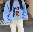 画像5: Women's  DISNEY MINNIE AND MICKEY MOUSE Fleece Lamb Hair Pulloverミッキー ＆ ミニー 長袖  フリース モコモコ ファー トレーナー プルオーバー　 (5)