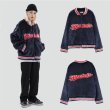 画像6: Fur Stadium Jumper Embroidery baseball uniform jacket  ユニセックス 男女兼用ファーレターロゴ刺繍スタジアムジャンパー  ジャケット  ブルゾン スタジャンmen and women Stadium jumper  ユニセックス 男女兼用レターロゴ刺繍スタジアムジャンパー  ジャケット  ブルゾン スタジャン (6)