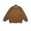 画像2: SENSELESS bear padde Embroidery baseball uniform jacket  men and women Stadium jumper  ユニセックス 男女兼用 SENSELESS ベア刺繍スタジアムジャンパー  ジャケット  ブルゾン スタジャン (2)