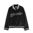 画像4: Fur Stadium Jumper Embroidery baseball uniform jacket  ユニセックス 男女兼用ファーレターロゴ刺繍スタジアムジャンパー  ジャケット  ブルゾン スタジャンmen and women Stadium jumper  ユニセックス 男女兼用レターロゴ刺繍スタジアムジャンパー  ジャケット  ブルゾン スタジャン (4)