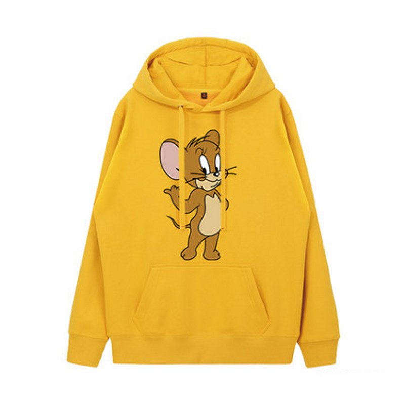 画像6:  Unisex Jerry Mouse printing Hoody Sweatshirts   ユニセックス男女兼用トム＆ジェリートムとジェリーフーディーパーカー (6)