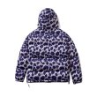 画像4: men and women leopard print bear jacket down jacket  ユニセックス 男女兼用ヒョウ柄レオパード＆ベア クマ ダウンコートジャケット ブルゾンスタジャン (4)