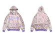 画像6: Paisley zip-up hoodie Hooded sweater  Parker Trainer  　ペイズリー柄ジップアップパーカー フー ディ　スエット　男女兼用　 (6)