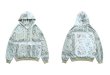 画像7: Paisley zip-up hoodie Hooded sweater  Parker Trainer  　ペイズリー柄ジップアップパーカー フー ディ　スエット　男女兼用　 (7)