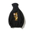 画像7:  Unisex Jerry Mouse printing Hoody Sweatshirts   ユニセックス男女兼用トム＆ジェリートムとジェリーフーディーパーカー (7)