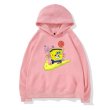 画像10: SpongeBob Hooded sweater loose hood  Parker Trainer  スポンジボブ　ロゴフーディパーカー　スエット　男女兼用　 (10)