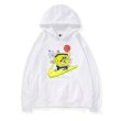 画像2: SpongeBob Hooded sweater loose hood  Parker Trainer  スポンジボブ　ロゴフーディパーカー　スエット　男女兼用　 (2)