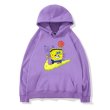 画像9: SpongeBob Hooded sweater loose hood  Parker Trainer  スポンジボブ　ロゴフーディパーカー　スエット　男女兼用　 (9)