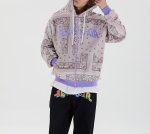 画像9: Paisley zip-up hoodie Hooded sweater  Parker Trainer  　ペイズリー柄ジップアップパーカー フー ディ　スエット　男女兼用　 (9)