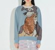 画像1: Lady and the Tramp Sequin sweater pullover  　わんわん物語 Lady and the Tramp 編み込みスパンコールセーター　プルオーバー (1)