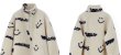 画像7: Women's  Smiley stand-up collar lamb fur coat スマイリー スマイルスタンドアップカラー シャーリングジャケット コート  (7)