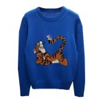 画像5: Tigger embroidery round neck sweater pullover  　タイガー刺繍セーター プルオーバー (5)