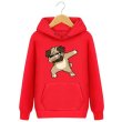 画像6: Dance Dog Print men's and women's sports sweatshirt hoodie   オーバーサイズ ユニセックス 男女兼用ダンシングドック犬プリント  フーディ パーカー (6)