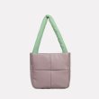 画像5: square soft leather down Tote shoulder Bag  ソフトレザーダウントートショルダーバッグ (5)