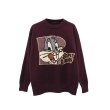 画像9: Bugs Bunny cartoon round neck sweater pullover  　バッグスバニー 編み込みセーター プルオーバー (9)