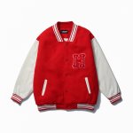 画像5:  street style baseball uniform jacket  men and women Stadium jumper woolen jacket ユニセックス 男女兼用ロボット刺繍スタジアムジャンパー  ジャケット  ブルゾン スタジャン ヒップホップ (5)