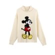 画像4: off-white hollowed out Mickey Mouse pattern sweater pullover  　ミッキーマウス ミッキー セーター プルオーバー (4)
