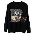 画像15: Bugs Bunny cartoon round neck sweater pullover  　バッグスバニー 編み込みセーター プルオーバー (15)