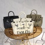 画像2: DOMESTIC UsMAIL Canvas tote bag Birkin style tote bag Messenger bag ユニセックス ドメスティックメールバッグ キャンバストートバック　 (2)