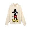 画像1: off-white hollowed out Mickey Mouse pattern sweater pullover  　ミッキーマウス ミッキー セーター プルオーバー (1)