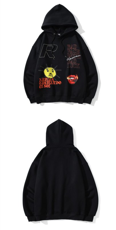 画像10: Another moon oversize Hoody pullover   アナザムーンオーバーサイズフーディーパーカー男女兼用　ユニセックス (10)
