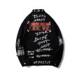 画像2: letter graffiti printing black denim jacket  men and women 　ユニセックス 男女兼用 レターグラフィティプリントブラックデニムジャケット Gジャン (2)