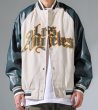 画像8: Los Angeles logo baseball uniform jacket  men and women Stadium jumper 　 ユニセックス 男女兼用LA ロサンジェルスロゴスタジアムジャンパー  ジャケット  ブルゾン スタジャン ヒップホップ (8)