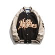 画像7: Los Angeles logo baseball uniform jacket  men and women Stadium jumper 　 ユニセックス 男女兼用LA ロサンジェルスロゴスタジアムジャンパー  ジャケット  ブルゾン スタジャン ヒップホップ (7)