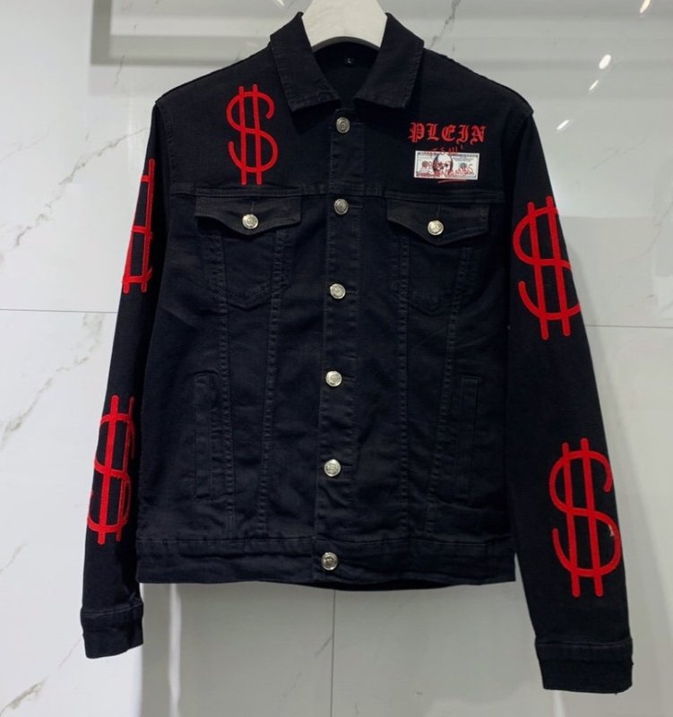 画像3: Unisex new print bear skull Denim G Jean jacket ユニセックス 男女兼用ベア&スカル刺繍デニムGジャン  ジャケット  ブルゾン ヒップホップ (3)