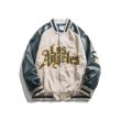 画像3: Los Angeles logo baseball uniform jacket  men and women Stadium jumper 　 ユニセックス 男女兼用LA ロサンジェルスロゴスタジアムジャンパー  ジャケット  ブルゾン スタジャン ヒップホップ (3)