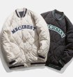 画像5: Unisex Batting quilting stadium jumper baseball uniform jacket  　ユニセックス 男女兼用中綿キルティングレター刺繍スタジアムジャンパー  ジャケット  ブルゾン スタジャン ヒップホップ (5)