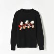 画像2: Donald Duck knitted pullover sweater round neck 　ドナルドダックセーター プルオーバー (2)