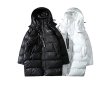 画像9: unisex Back logo Long Down Jacket  ユニセックス 男女兼用バックロゴ  ロングダウン ジャケット  (9)