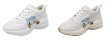 画像2:  women's  Donald Duck Platform lace-up platform sneakers  ドナルドダックプリントレースアップ厚底チャンキースニーカー (2)