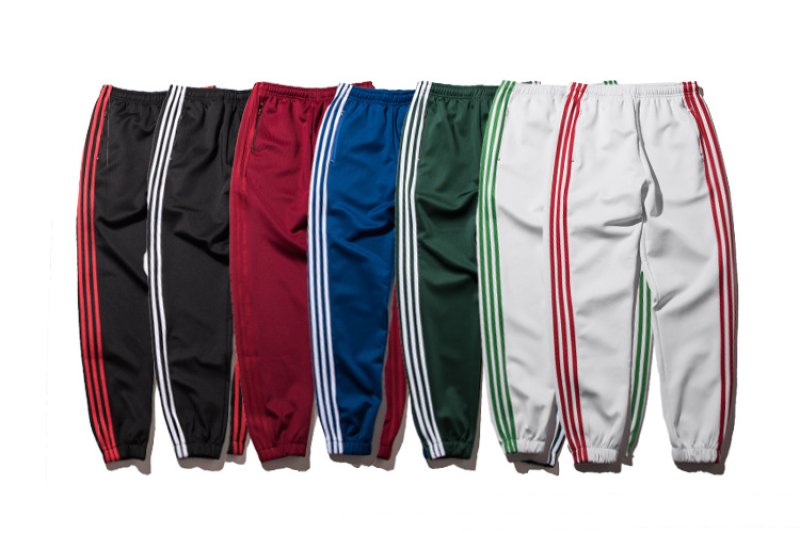 画像9: high-street three-stripe beam foot guard pants for men and women　ユニセックス男女兼用スリーストライプライン入りパンツ ジョガーパンツ (9)