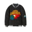 画像2: lamb wool lyrical lemonade jacket baseball  men and women Stadium jumper   ユニセックス 男女兼用ラムウール刺繍付きユニフォームスタジアムジャンパー ジャケット ブルゾン スタジャン (2)