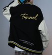 画像8: Oversize stitching jacket baseball  Stadium jumper  men and women 　ユニセックス 男女兼用オーバーサイズレター刺繍付きユニフォームスタジアムジャンパー ジャケット ブルゾン スタジャン (8)