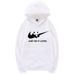 画像7: Panda hook off just do it later long Hoody sweatshirt   just do it later ロゴパンダポイント スウェットパーカー トレーナー 男女兼用 (7)