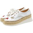 画像2: Women's Leather platform single  fisherman ELYSE shoes  Sneakers  レースアップ本革厚底フィッシャーマンズシューズ スニーカー (2)