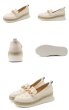 画像17: Women's Leather platform single  fisherman ELYSE shoes  Sneakers  レースアップ本革厚底フィッシャーマンズシューズ スニーカー (17)