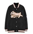 画像1: old school hip-hop street Oversize stitching jacket baseball  Stadium jumper  men and women 　ユニセックス 男女兼用オーバーサイズスクールロゴ ジャケット ブルゾン スタジャン (1)