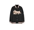 画像5: old school hip-hop street Oversize stitching jacket baseball  Stadium jumper  men and women 　ユニセックス 男女兼用オーバーサイズスクールロゴ ジャケット ブルゾン スタジャン (5)