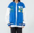 画像6: street butterfly embroidery baseball uniform jacket Stadium jumper men and women 　ユニセックス 男女兼用ハイストリートバタフライ刺繡ジャケット ブルゾン スタジャン (6)