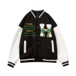 画像3: street butterfly embroidery baseball uniform jacket Stadium jumper men and women 　ユニセックス 男女兼用ハイストリートバタフライ刺繡ジャケット ブルゾン スタジャン (3)