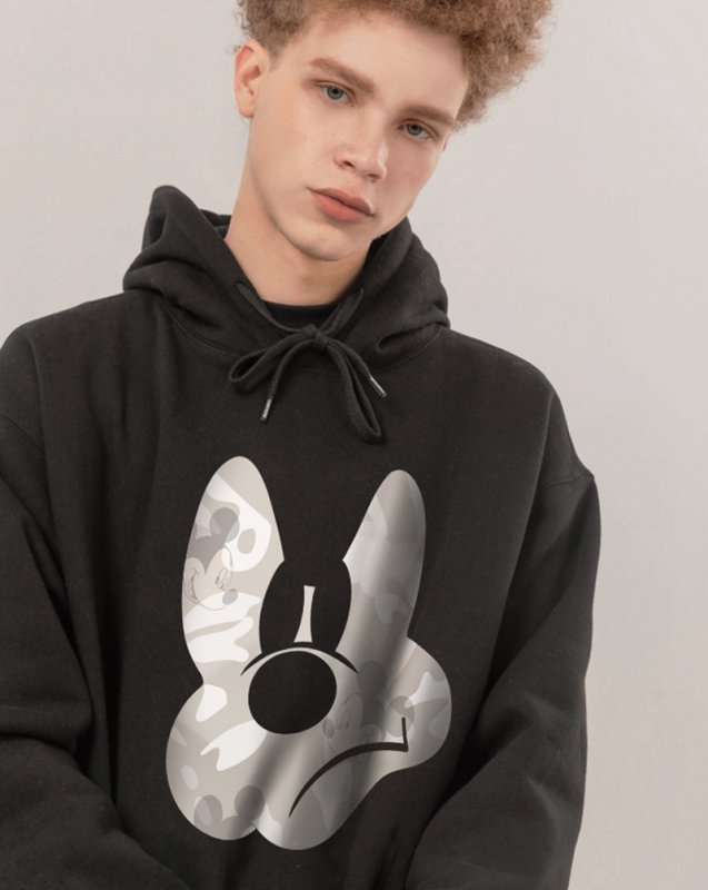 画像4: Unisex camouflage mickey mouse hoodie　男女兼用カモフラージュミッキーマウスフーディスウェット パーカー (4)